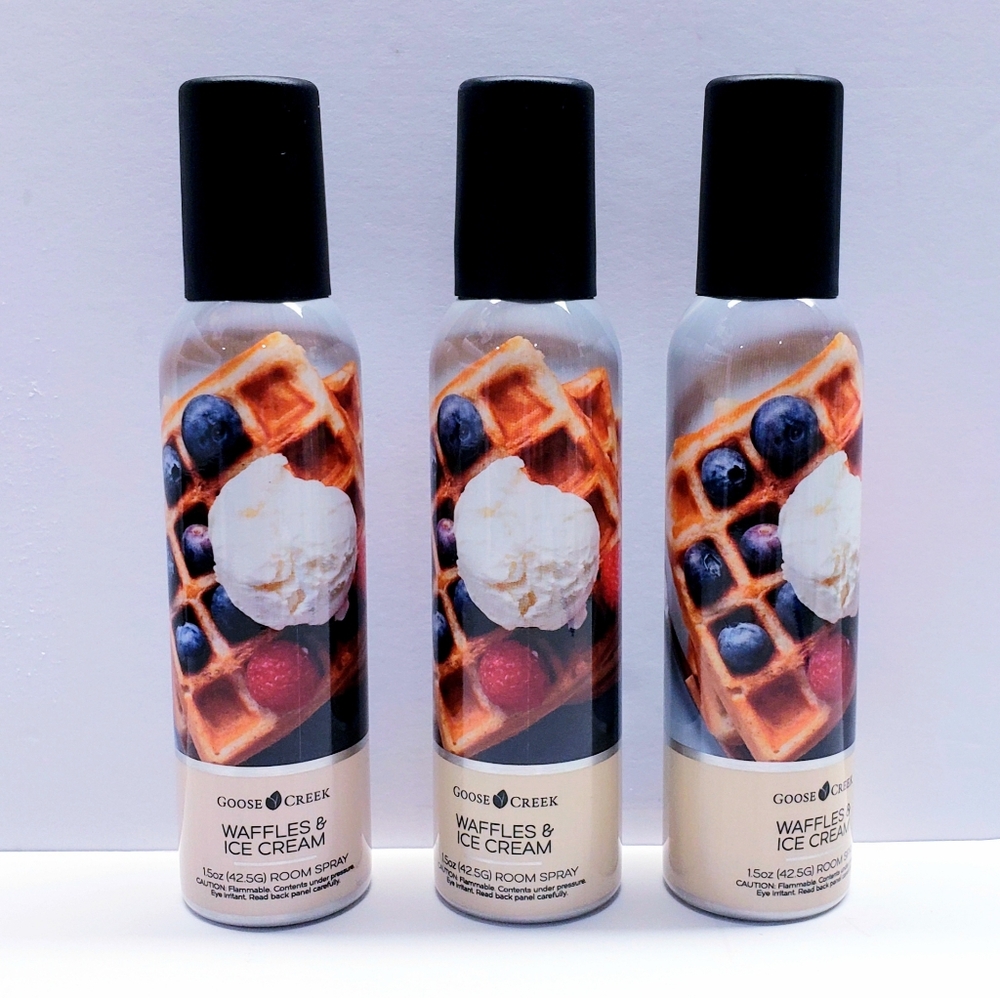 Goose Creek WAFFLES & ICE CREAM Concentrated Room Spray, 1.5 oz (3 pcs)